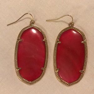 Red Danielle Kendra Scott Earrings